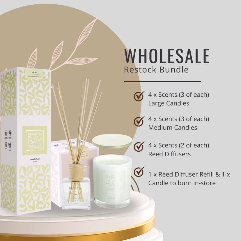 Byron Bay Candles Wholesale Restock Bundle